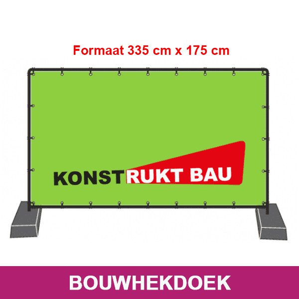 Bouwhekdoek Atlas reclame Bouwhekdoek Atlasreclame