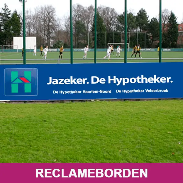 Reclameborden Atlas reclame Hypotheker