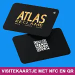 Visitekaartje met QR en NFC