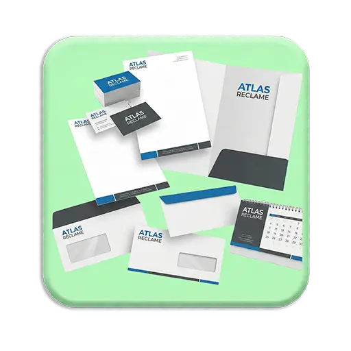 Atlas reclame Zakelijk drukwerk