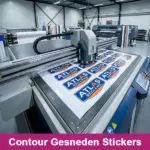 Contour gesneden stickers